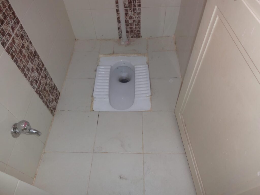 Bathroom before waterproofing
